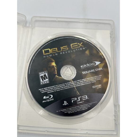 Deus Ex: Human Revolution PlayStation 3, 2011, Tested Working - Picture 4 of 6